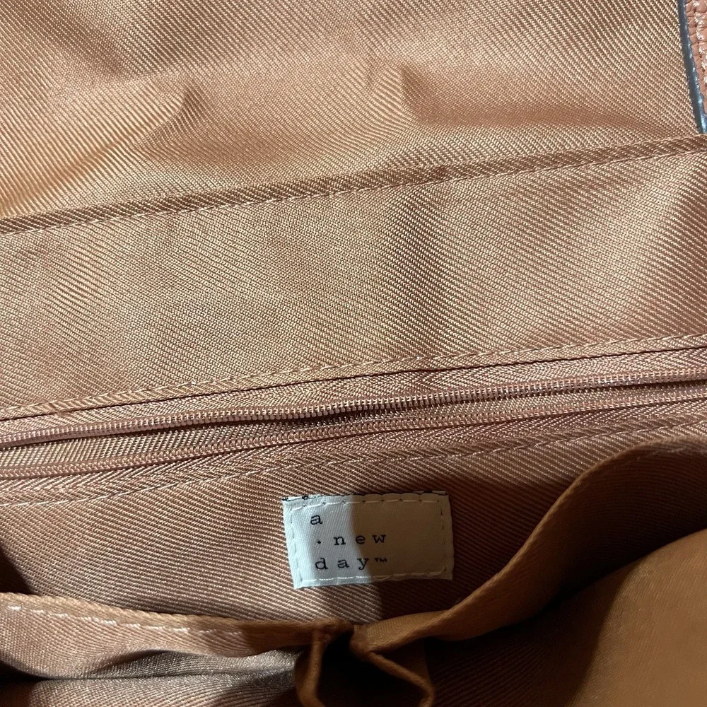 New Day Brown Backpack Converts Crossbody‎ Shoulder Straps